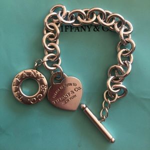 Tiffany heart tag toggle bracelet